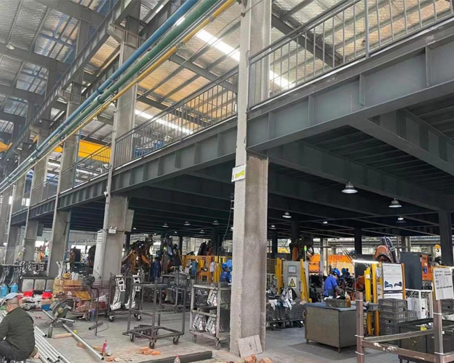 安徽強龍工業(yè)有限公司鋼結(jié)構(gòu)平臺項目